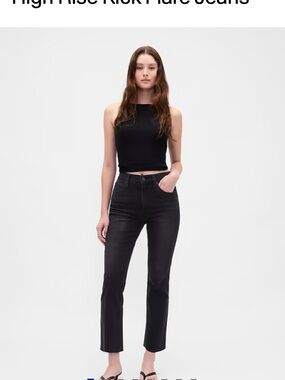 Gap High Rise Kick Flare Denim Jeans
